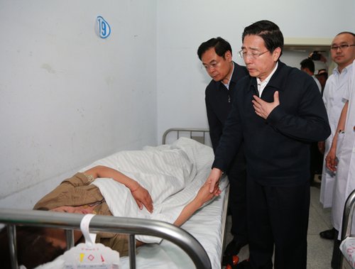 Guo Shengkun is driven go to Jilin to coach accident of heart benefit city comes to help deal with the job