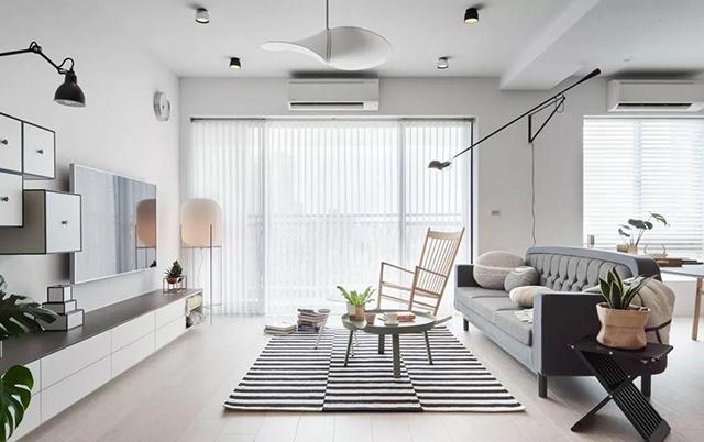 130平北欧风格设计 表达家庭的简约纯粹与自然