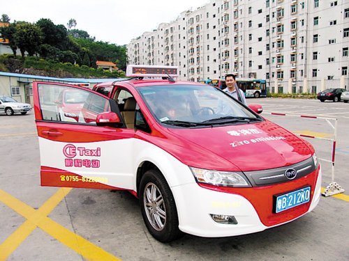 深圳电动出租车能开出多远?