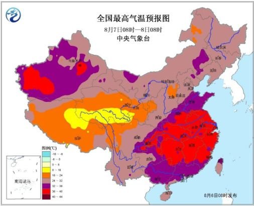 中国南方今日迎今年最强高温 多地气温将超40℃