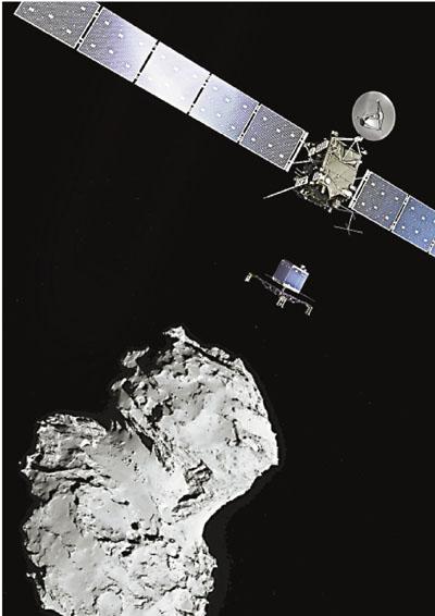 欧洲探测器太空旅行10年后将首次登陆彗星（图）