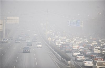 北京首次公布PM10浓度 城南城北最高相差七倍