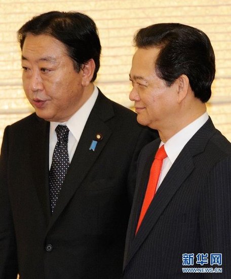 越南总理访问日本 称希望日本积极介入南海问