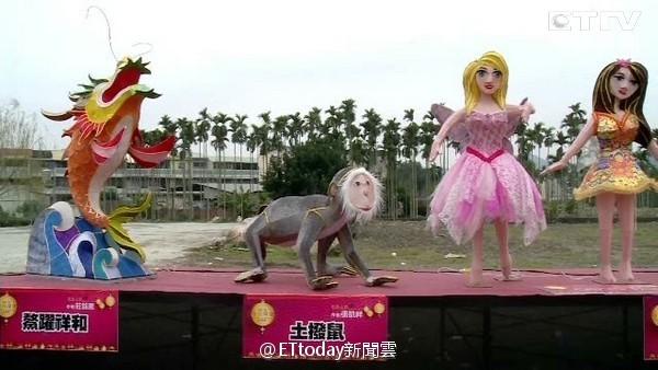 台北灯会福禄猴丑哭网友 然而还有更丑的(图)