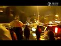 视频：手机实拍浙江金华大楼火灾 现场黑烟冲天