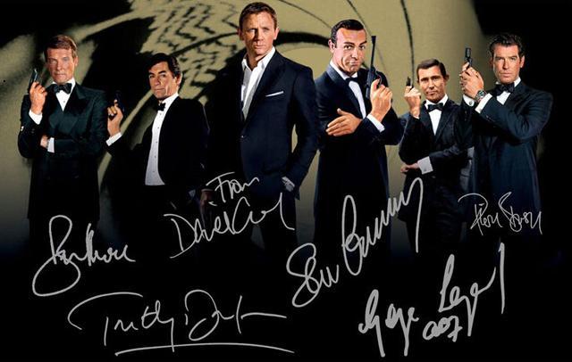 资料图:历任"007"詹姆斯邦德
