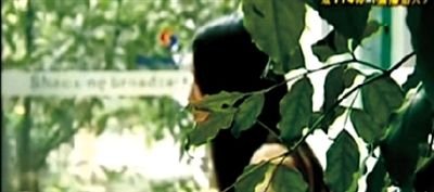 网上发帖人丽丽接受记者采访。