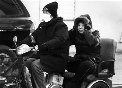 全国42地现极端低温 北京遇10年来最冷元宵节