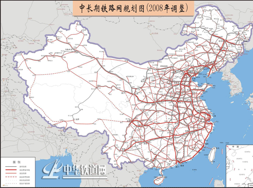 资料:中国中长期铁路网规划(图)