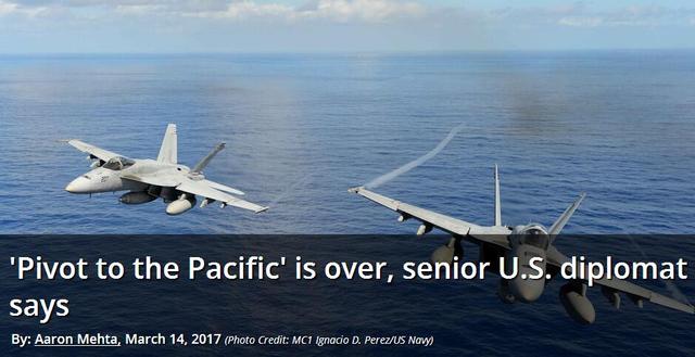 美国务院高官:“重返亚太”战略“正式死亡”