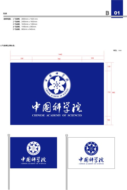 中国科学院院旗说明