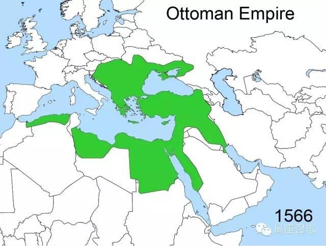 1566年的奥斯曼土耳其帝国版图