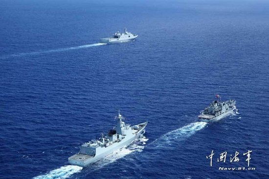 俄媒：中国展示海军实力 准备好应对事态变化