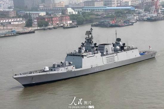 印度新加坡在南海举行联合军演 出动隐身护卫舰