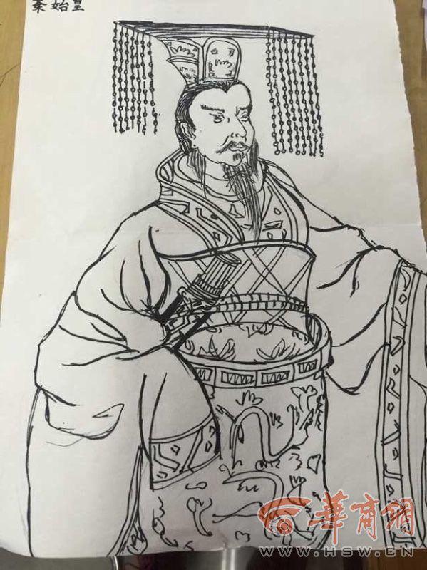 学生迟到罚写千遍biang 还有学生罚画秦俑(图)8