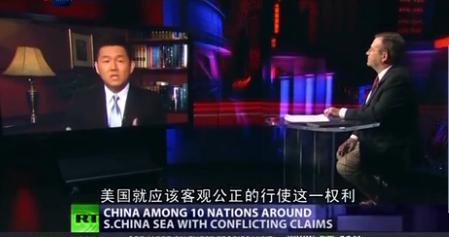 中国记者就南海问题与美国学者展开激辩(组图)