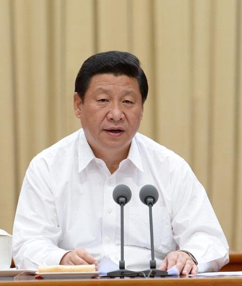 On June 18, xi Jinping of chairman of chairman of secretary-general of Central Committee of Communist Party of China, state, central the Central Military Commission teachs practice in the mass line of the party the activity publishs serious talk on working conference. Liu Jiansheng of reporter of Xinhua News Agency is photographed