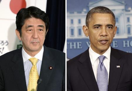  奥巴马与安倍通电话  宣称一致要求追加制裁朝鲜