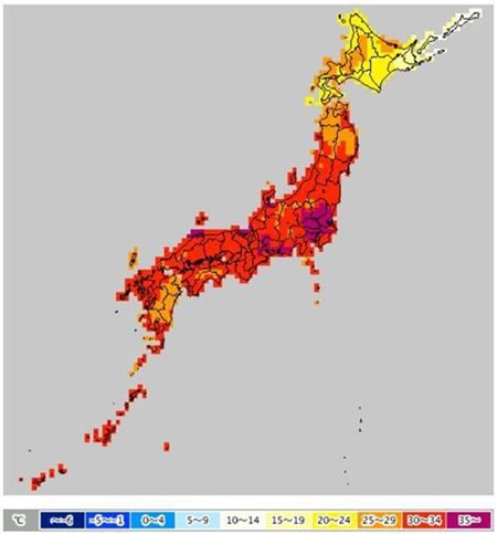 日本近一周逾万人中暑送医 创今夏新高
