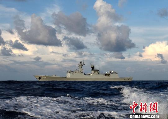 中国海军参加东盟海上安全演习 舰艇抵达集结