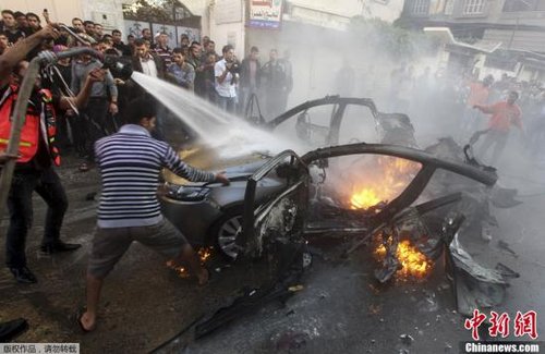 以色列轰炸加沙致哈马斯反击 战事或一触即发