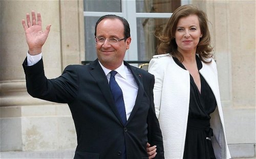 法国总统奥朗德与其女友瓦莱丽