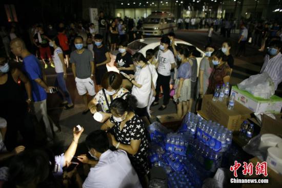 天津爆炸图片