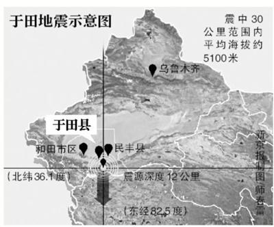 新疆于田发生7.3级地震 暂无人员伤亡