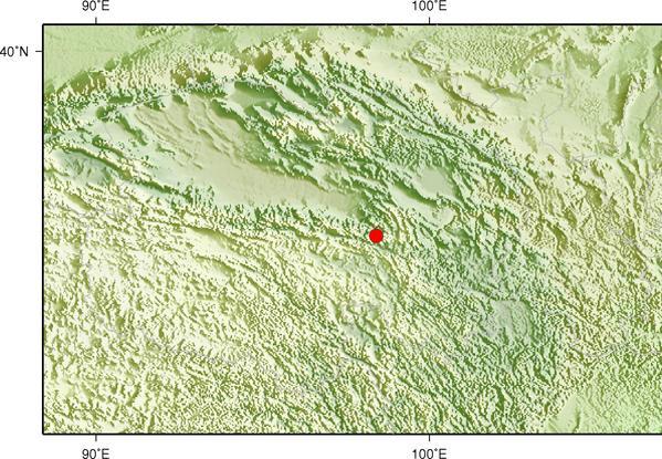 青海海西州都兰县发生3.1级地震 震源深度千米