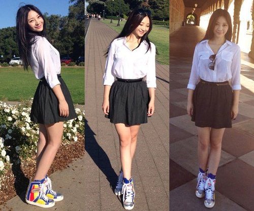 <em>明星</em>时尚:柳岩亲示出游装 小清新<em>学生妹</em>挨个秀
