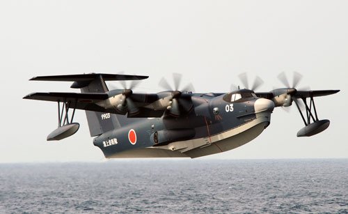 资料图:日本自卫队装备的us2水上飞机