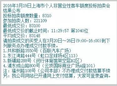 上海22万人抢最贵车牌 仅手续费一年2亿多(组图)