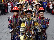 Pekin për të riprodhuar të dinastisë Qing femër Ji krimbit të mëndafshit Festivalin