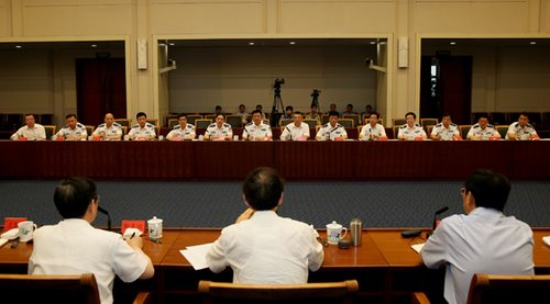 孟建柱郭声琨与部分新任公安厅局长集体谈话