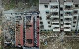 宁波江北小区爆炸现场 整栋楼窗户全都震碎