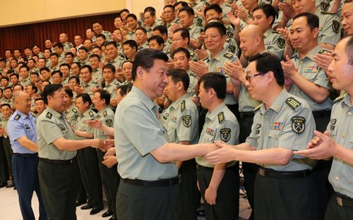 Xi Jinping " 81 " eve inspects Beijing military region