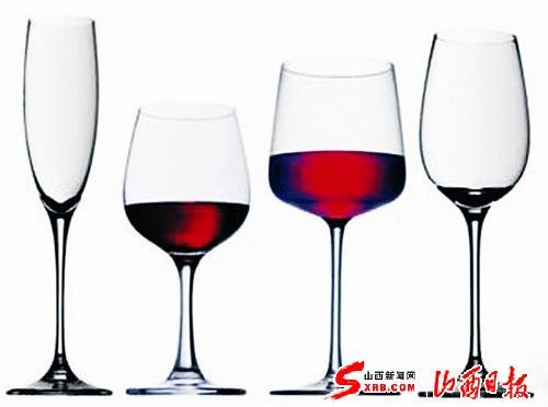 葡萄酒杯分类和使用(图)/哈尔滨华宇玻璃器皿批发商行