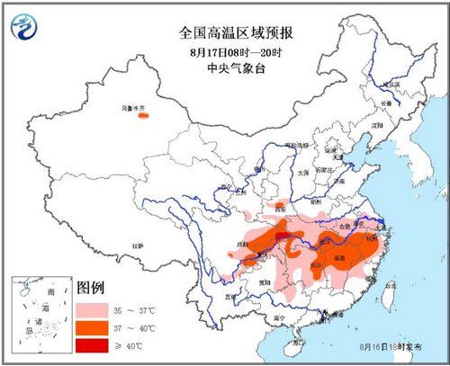 甘肃陕西等地有35℃以上高温浙江福建局地或达40℃