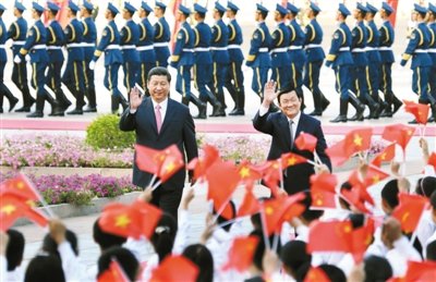 Xi Jinping interviews Vietnam chairman: In preventing Nanhai problem to disturb, concern more