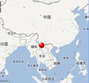 地震的位置距离云南西双版纳勐海县144km