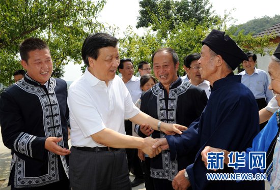 刘云山在贵州调研:领导干部要视百姓为父母亲人