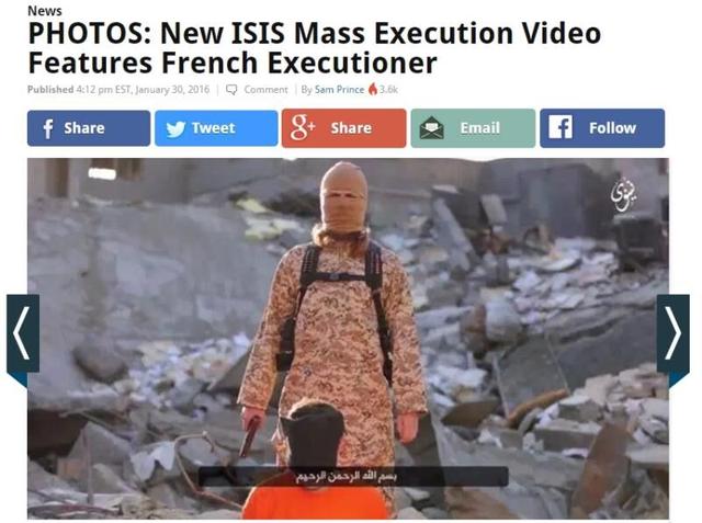 IS新视频威胁攻击西方 集体枪决多名囚犯(图)