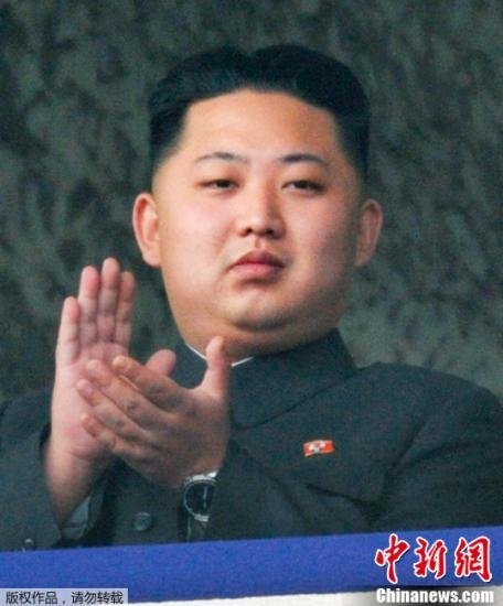 2010年10月10日，阅兵式上的金正恩 资料图