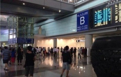 高清图—首都国际机场T3航站楼B口（国际航班）爆炸20130720
