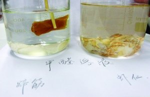 商户曝干海货黑幕:用福尔马林泡虾仁提升卖相