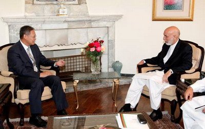 Before China is stationed in Afghan ambassador farewell before setting out, visit A president gets stuck Er to plunge into Yi