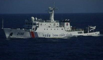 中国海警编队今日在中国钓鱼岛领海内巡航