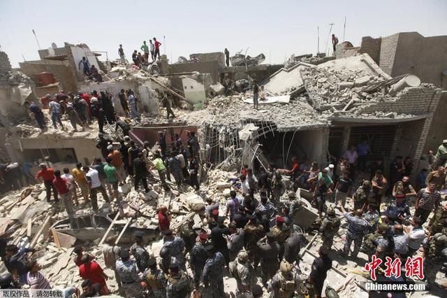 伊拉克一战机在巴格达掉落炸弹 致至少7人遇难