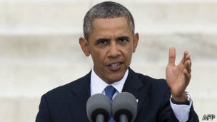 奥巴马演讲纪念马丁路德金 称其改变美国社会_新闻_腾讯网