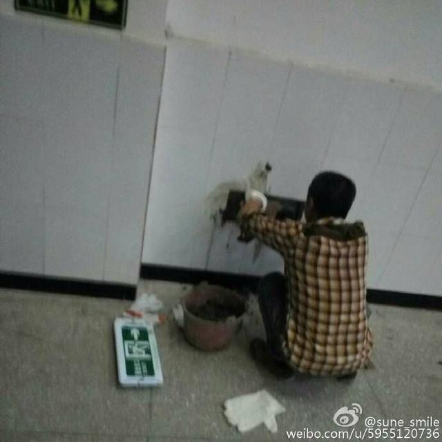 学校“安全出口”指示灯牌漏电 把高二学生电死
